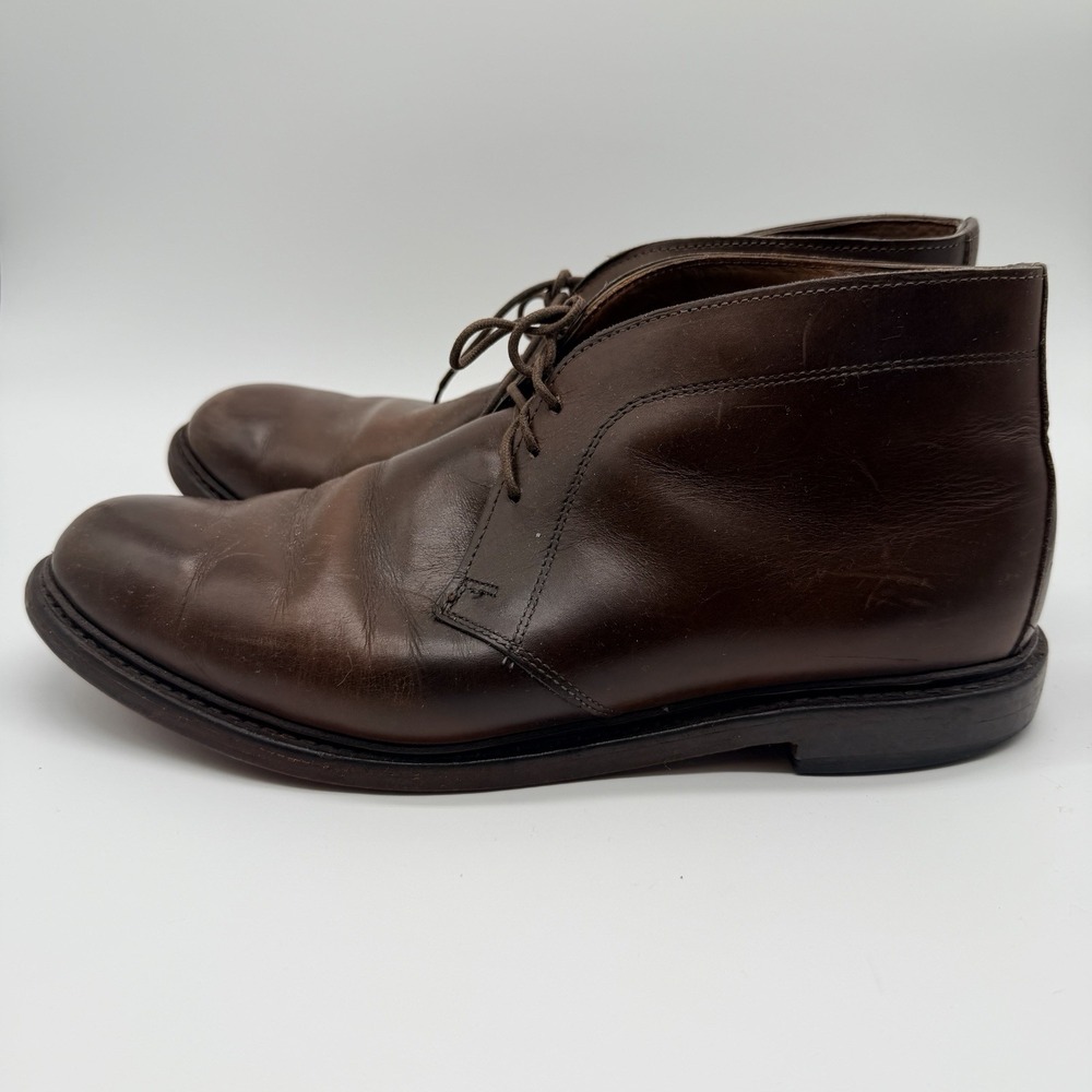 Allen Edmonds Dundee 2.0 Chukka Boots Mens 10.5 B Brown Leather Made in USA 1511